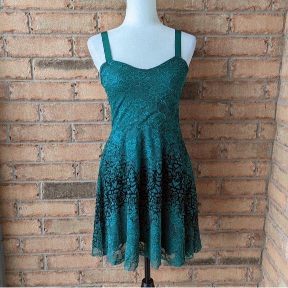Free People green lace dress